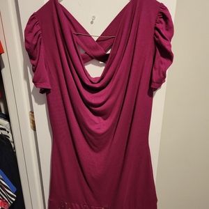 KOUTURE by Kim Burgandy Dress